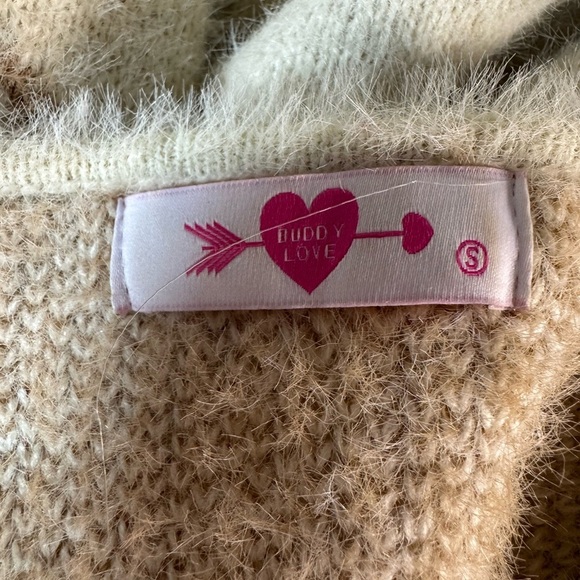 Star Patterned Cream Sweater Size Small - Picture 5 of 8